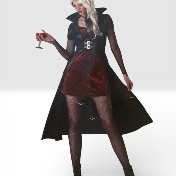 California Costumes Dresses & Skirts - Blood Thirsty Beauty adult vampire costume by California Costumes Size women L